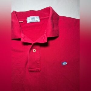 SOUTHERN TIDE Men's The Skipjack Short Sleeve‎ Polo Shirt SIZE XL Red